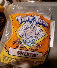 Vintage 1991 Tiny Toon Adventures Happy Meal Toy Sweetie Sealed Collectible New