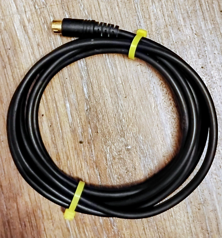 3 Cmple-S Video Cable (2) 6 &1 2 ft SVHS 4-PIN Video Cable Mini Din S-Video - Image 3 of 4