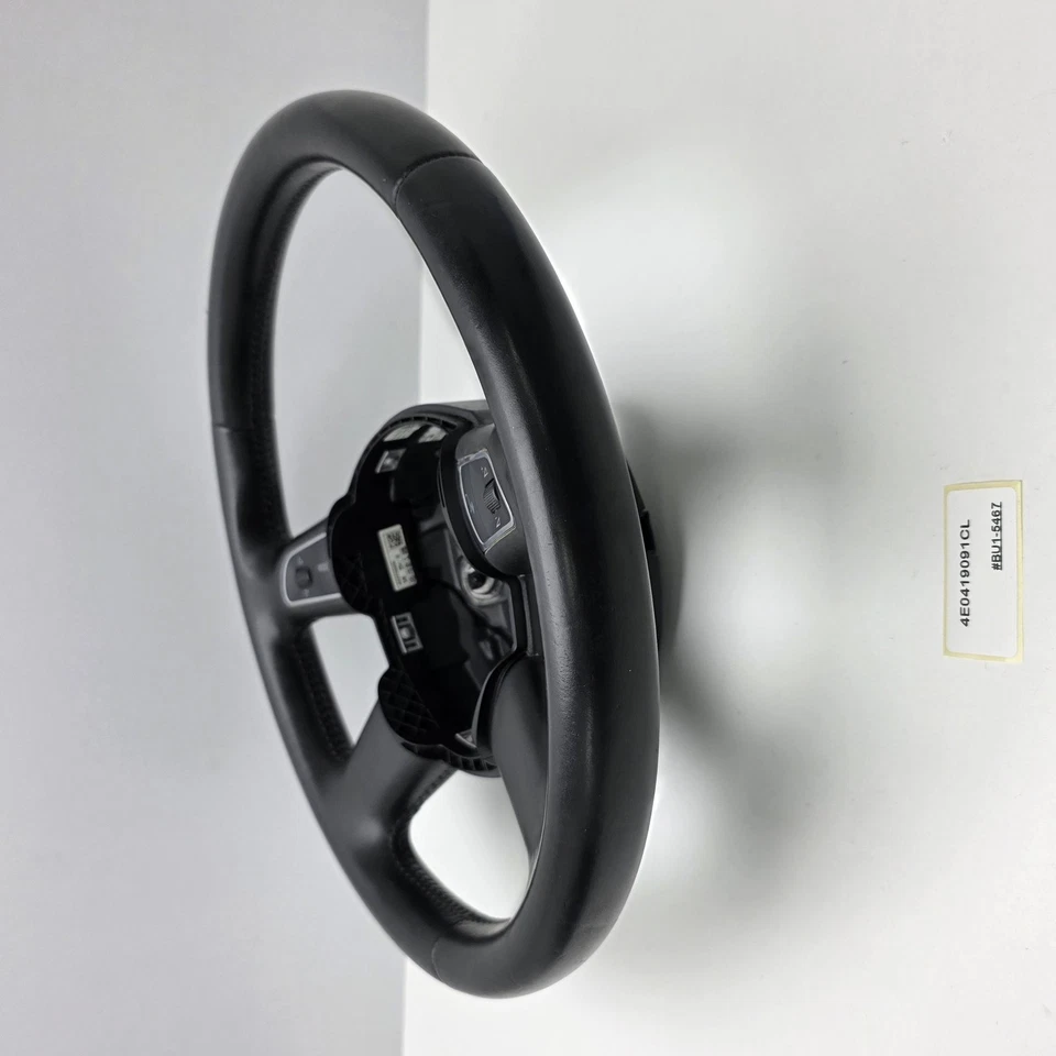 2006-2015 Audi Q7 4-Spoke Leather Steering Wheel 4E0419091CL - Image 4 of 4