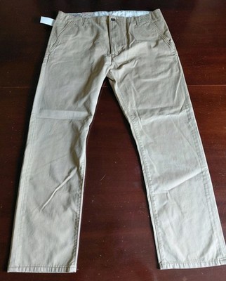 NWT Levis Mens Chino 36x30 Beige Below Waist Slight Taper Khaki