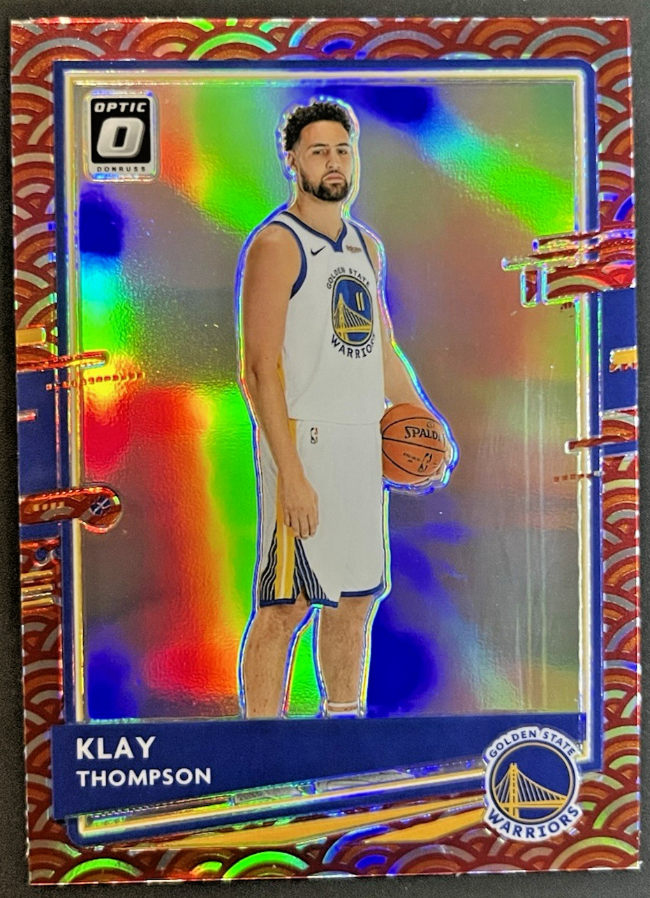 Klay Thompson 2020-21 Panini Donruss Optic #49 Photon