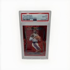 2023-24 Obsidian LeBron James Electric Etch Lucky Envelopes /8 PSA 10 SSP Pop-2