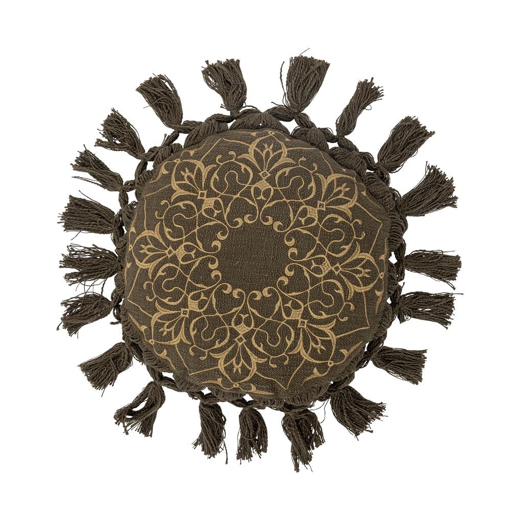 Bloomingville Kala Kissen, Грюн, Баумволле, 40 см, денишский дизайн