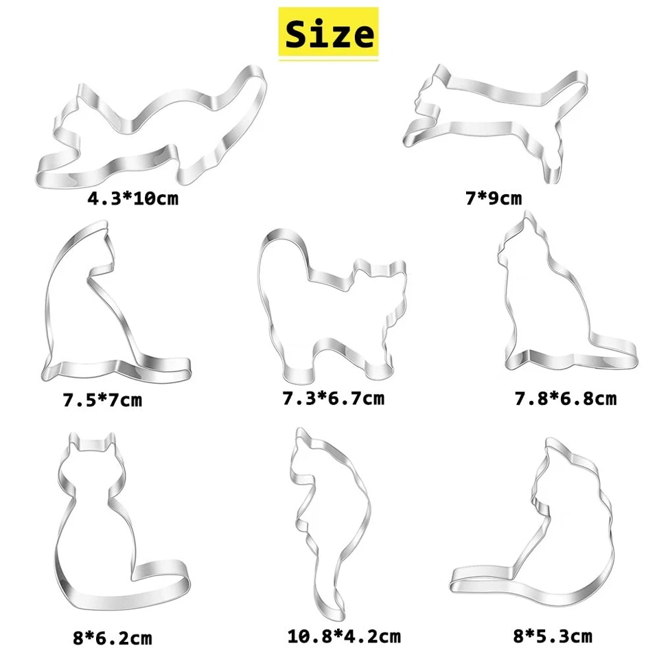 Katze Ausstechform Tiere Ausstechformen Kinder Ausstecher Backform Katze Keks... - Bild 2 von 4