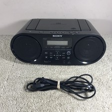 Sony ZS-RS60BT CD Boombox Bluetooth USB Radio Audio System Works Tested