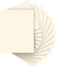 40 Sheets Cream Cardstock Paper 8.5 x 11, Ivory 8.5x11 IN-40 Sheets, 