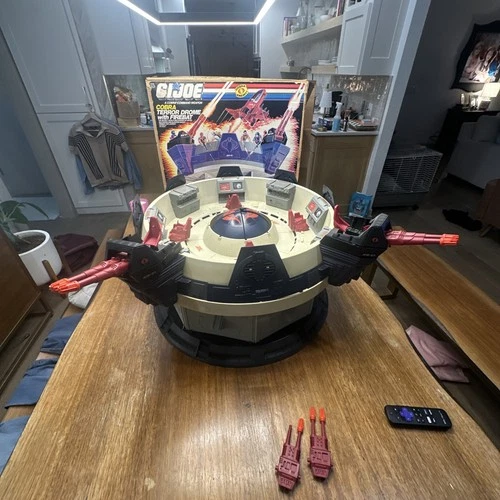 Vintage Gi Joe Cobra Terror Drome 1986 Playset