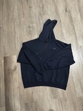 Alo Yoga Men s Navy Blue Accolade Pullover Hoodie Logo Drawstring Size L