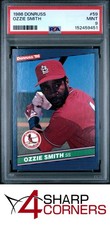 1986 DONRUSS #59 OZZIE SMITH CARDINALS HOF PSA 9