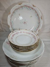 Lotto ciotole vintage Limoges-6 zuppa Haviland/5 GDA piccole/1 grandi A. Lanternier