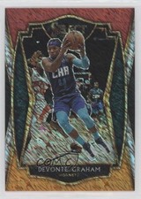 2020-21 Select Premier Level Red White Orange Shimmer Prizm Devonte' Graham 0j4b