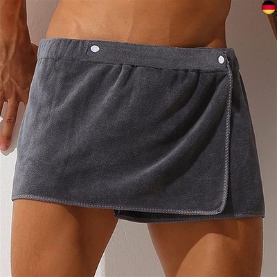 YumSur Herren Badetuch,Saunakilt Herren Saunatuch Saunahandtuch Baumwolle mit