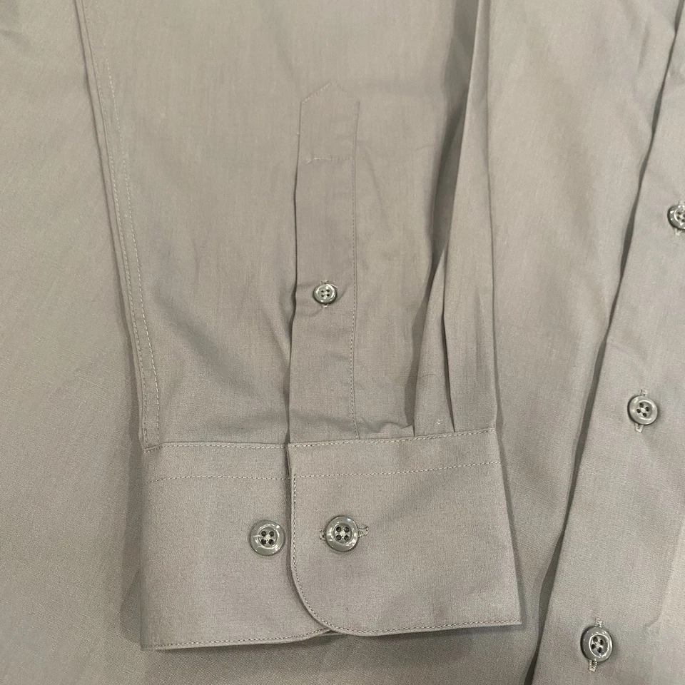 Camisa social nova com etiquetas Natural Exchange Alexander Lloyd grande e alta 19, 37/38 2XLT - Imagem 4 de 4