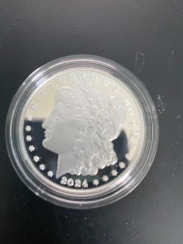 2024-S MORGAN SILVER DOLLAR PROOF WITH ORIGINAL PACKAGING & COA - 24XF