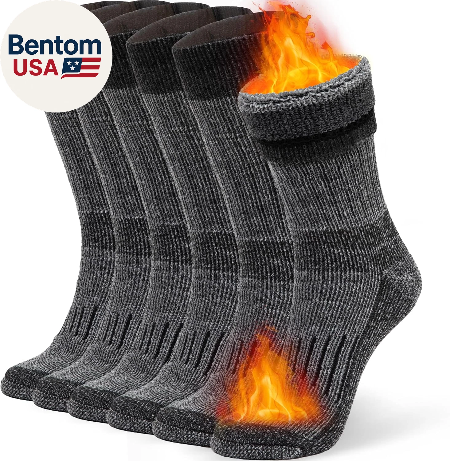 Warm Thermal Wool Socks for Winter Moisture Wicking and Breathable Cozy Boot Soc