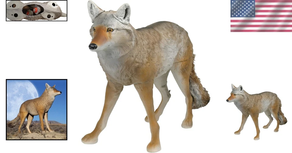 Realistic Predator Decoy - Outdoors Lone Howler for Effective Coyote Luring - Image 2 of 4
