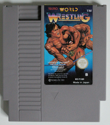 Tecmo World Wrestling - Nintendo NES - 1990 - Modul - PAL NES-PZ-NOE