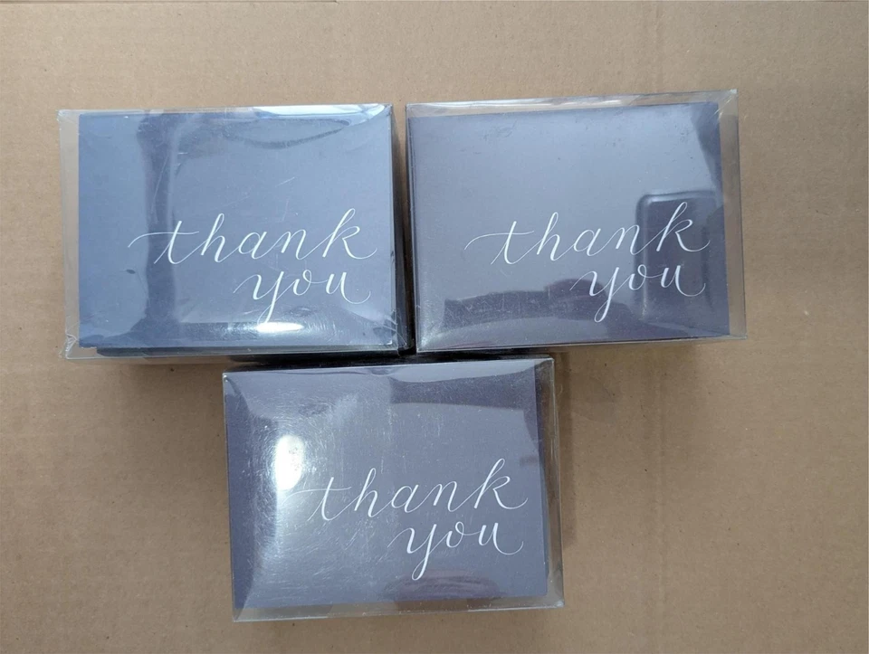 American Greetings Thank You Note Cards 3 Pack x 50 Cards with Envelopes - Image 3 of 3