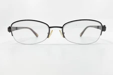 Nine West NW1041 211 52-18-135 Dark Brown Metal Half Rim Eyeglasses Frame 18623