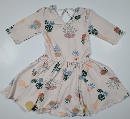 Nuevo Vestido Mangas Giratorias Bailarina 3/4 Dot Dot Smile Niñas - Imagen 1 de 5