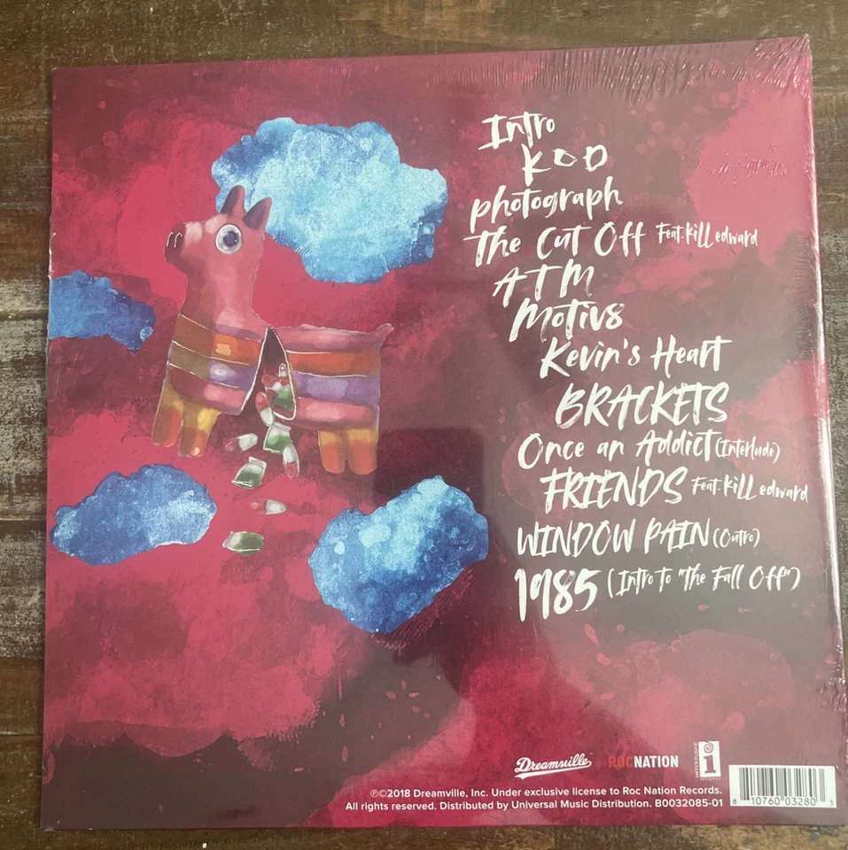 J. Cole - KOD Limited Edition: Alternate Cover/ Pink Vinyl NEW - Image 3 of 4