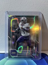 2025 Topps Bowman Chrome Alonza Barnett Green Lava  III James Madison Dukes #35