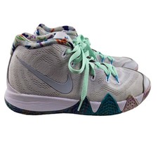 Nike Kyrie 4 GS 90's Basketball Sneakers Size 7 Y Youth White 2018 Muticolor