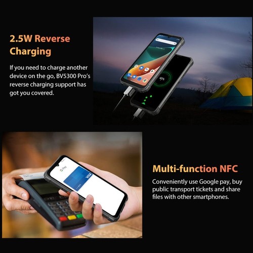 Blackview BV5300 Pro Rugged Phone, 4GB+64GB, IP68/IP69K/MIL-STD-810H, Face Unloc - Afbeelding 16 van 18