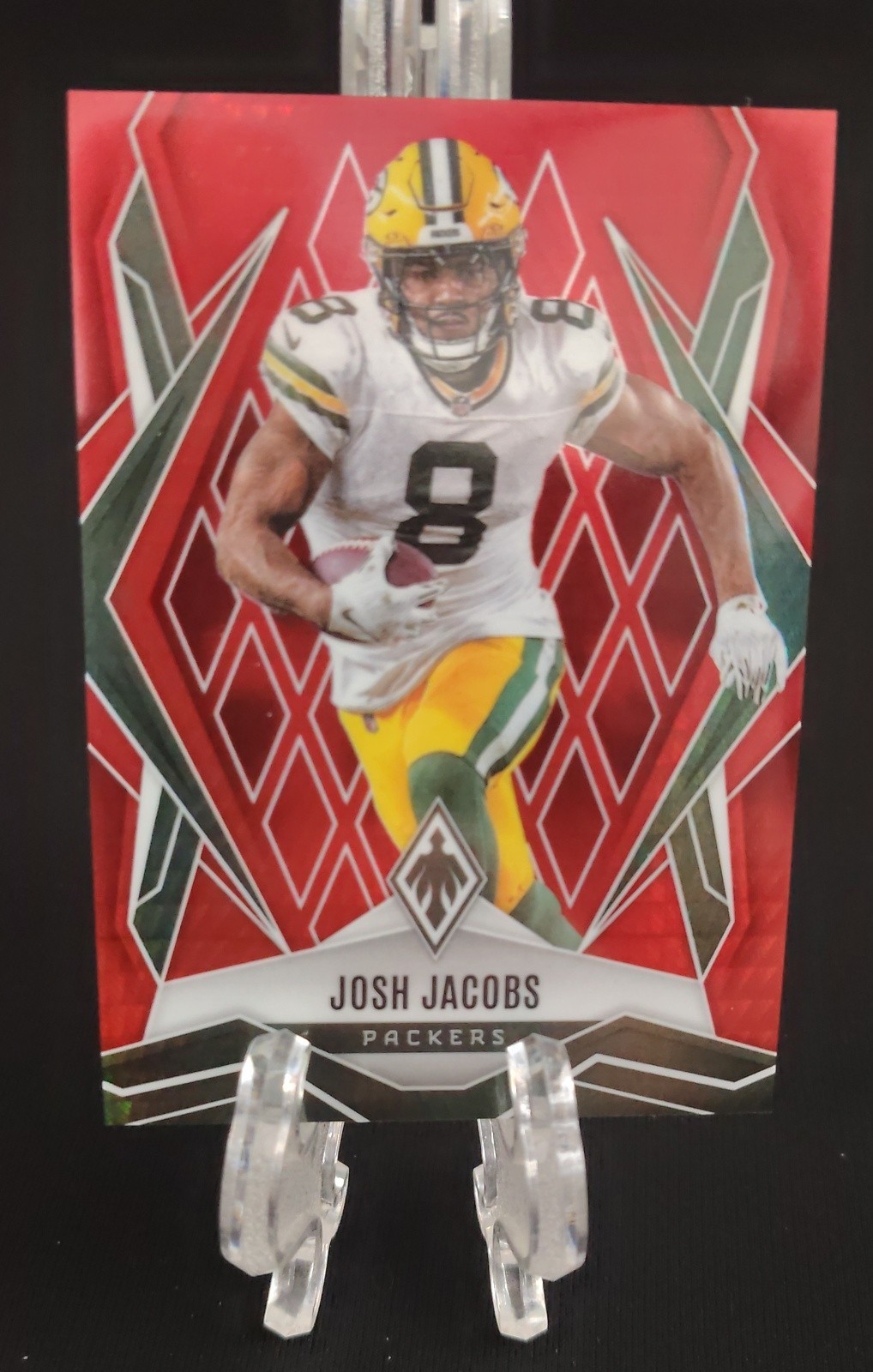 2025 Panini Phoenix - Josh Jacobs #5 Red Hyper /399