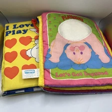 Playskool The First Years Fabric Book Vintage I Love To Play Let’s Get Dressed