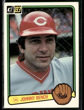 1983 Donruss #500 Johnny Bench Reds 3303I