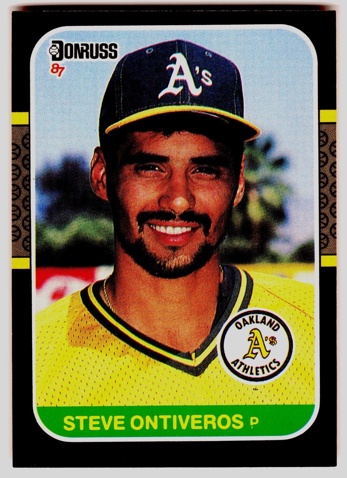 1987 Donruss #221 Steve Ontiveros - EX+