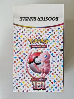 Pokémon 151 Booster Bundle Case Display Box LEER (OHNE KARTEN ODER PACKS) Nur Box