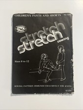 Vintage Uncut Stretch & Sew Sewing Pattern Childrens Pants & Shorts 8-12