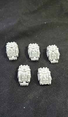 Original Warhammer Epic 40k: Space Marines: metal Rhinos x5