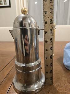 Vev Vignano INOX 18-10 Moka Coffee Pot