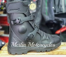 Image of RST Adventure-X Touring Mid CE Waterproof Motorcycle Motorbike Boots - Black