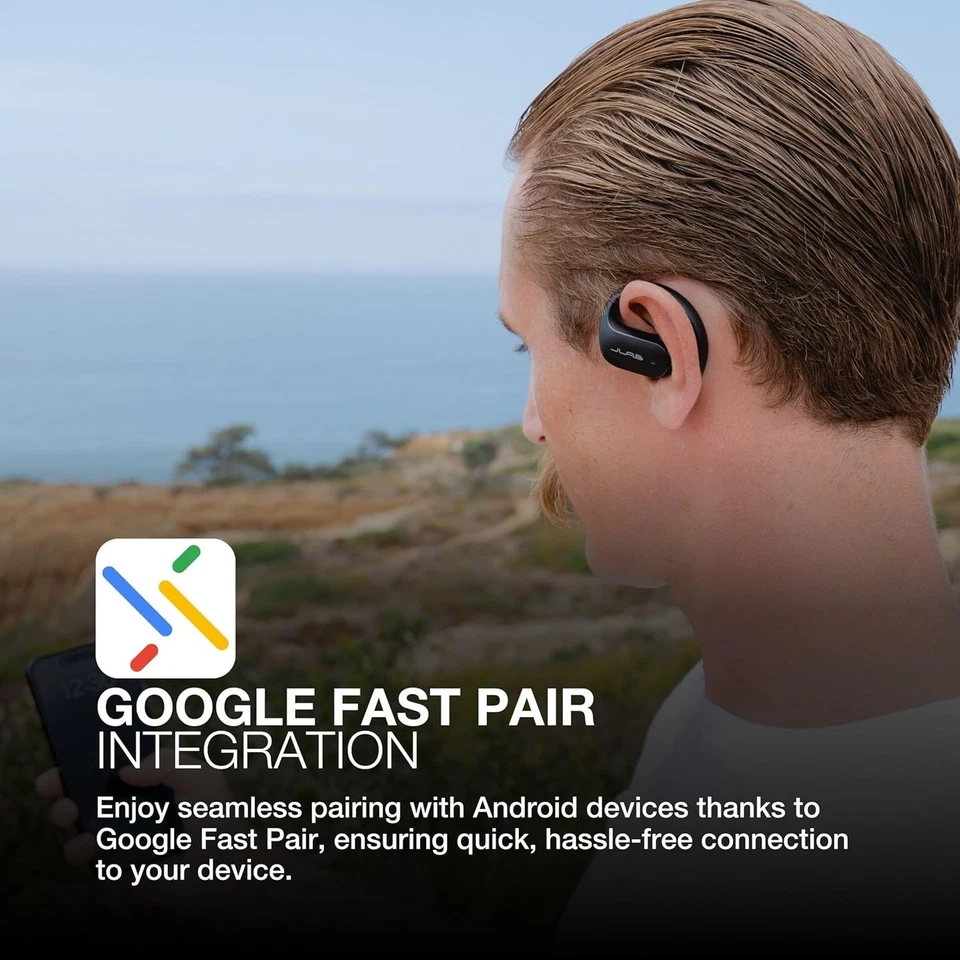 JLab Open Sport Earbuds - Wireless Open Ear Headphones, Open-Ear Sports Earbuds - Image 3 of 4