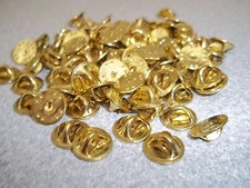 25 New Butterfly Fastener Clasps for Pin Badges, Name Tags, - Made in USA