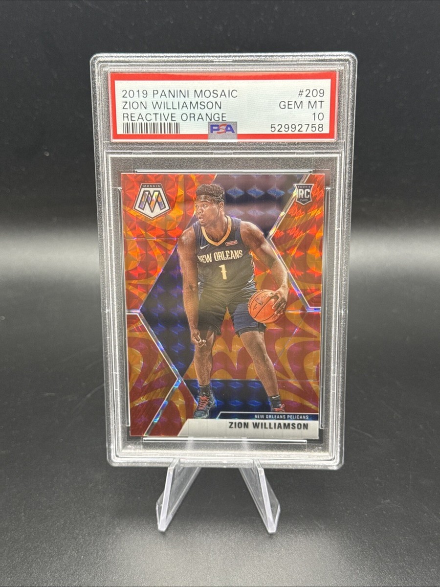 Zion WilliamsonMosaicReactive Orangeザイオン 2019-20 Mosaic Reactive Orange Zion Williamson RC ROOKIE