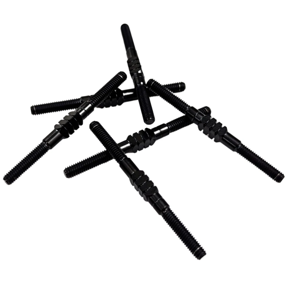 Bermco RC Parts BB Titanium Turnbuckle Kit 3.5mm Black LC Racing LC10B5 PTG-1 - Image 2 of 4