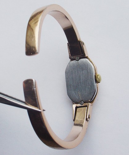 OROLOGIO SOVIETICO ANTICO DONNA SLAVA 1600 17 gioielli CON CASSA- BRACCIALE - Foto 14 di 14