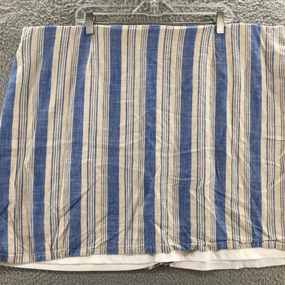 Mini Skort Torrid para Mujer 4 Multicolor Rayas Frente Plano Informal Pull On Foto 2 de 4