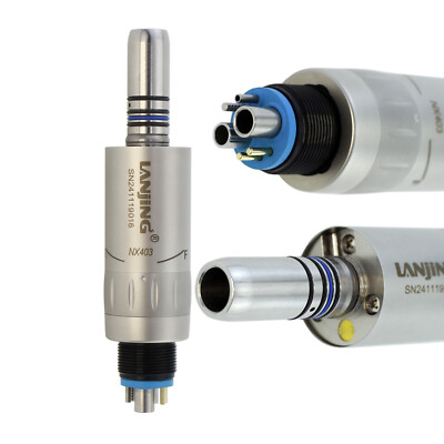 Dental LED Handpiece Low Speed Air Motor 6 Pin Mini Ti-MAX NSK Ti X205L E Type