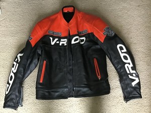 v rod leather jacket