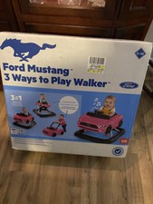 pink mustang baby walker