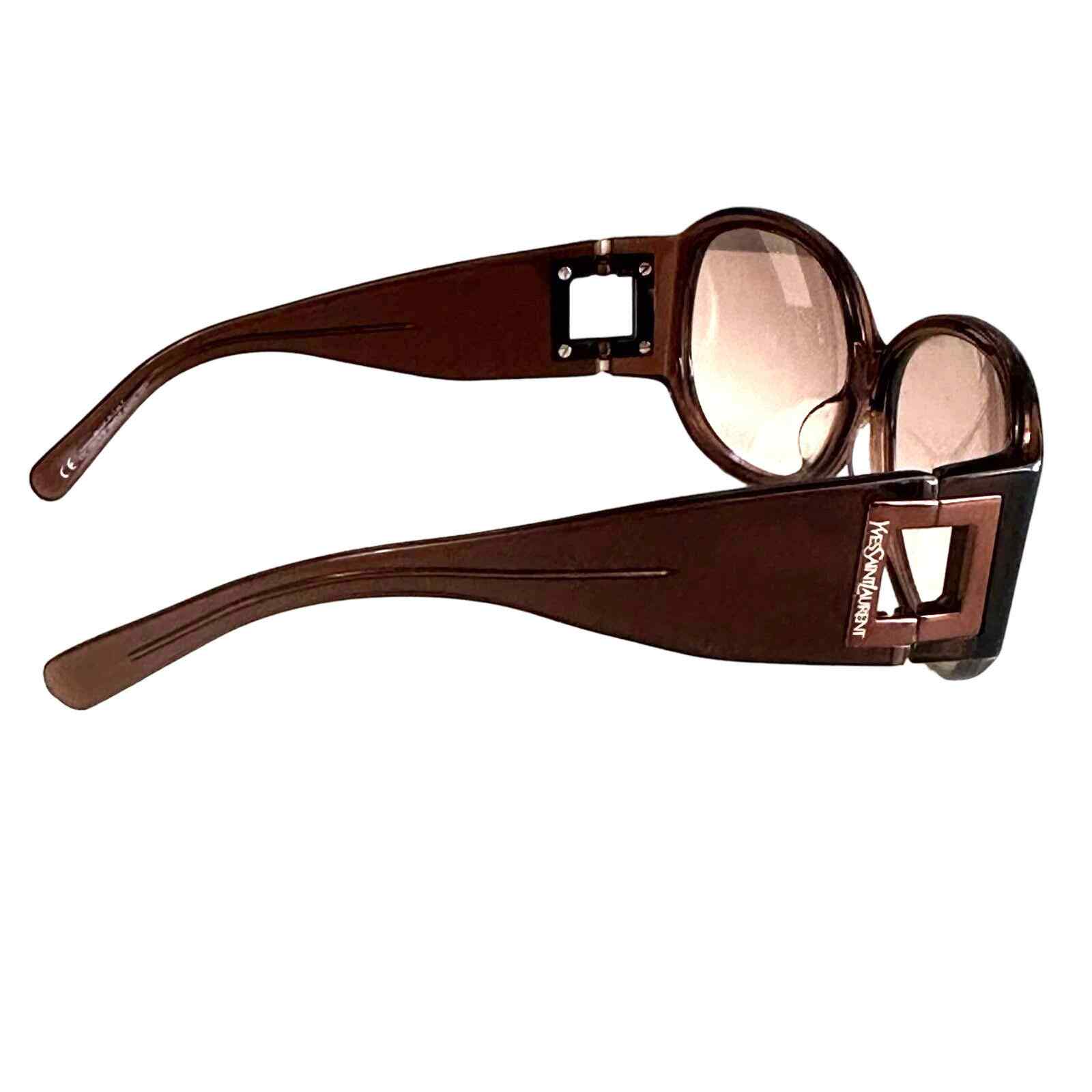 Occhiali da sole vintage YSL Yves Saint Laurent 6161 GNZLP 62 13 oversize