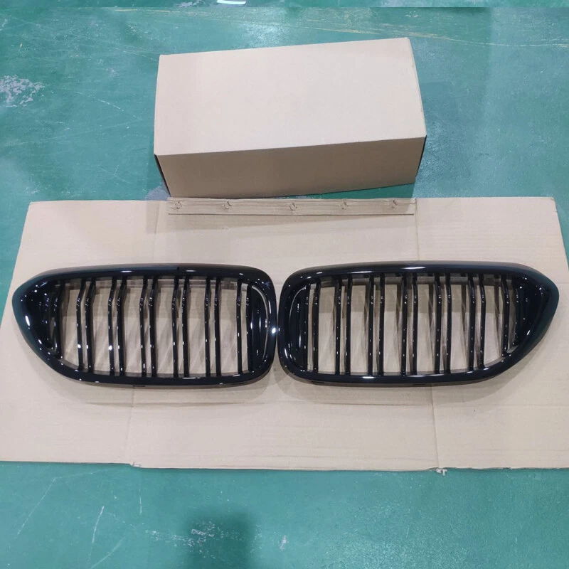 Gloss Black Front Kidney Grille Grill For BMW G30 G31 5-Series 530i 540i 2017-20 - Imagem 4 de 4