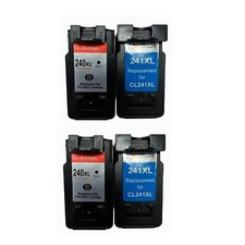 4PK PG 240XL CL 241XL Ink Cartridge For Canon Pixma MG and MX Series Printer