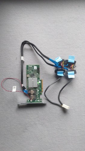 Dell PERC H200 047MCV Raid Controller PCIe x8 mit Kabel Netzwerkserver